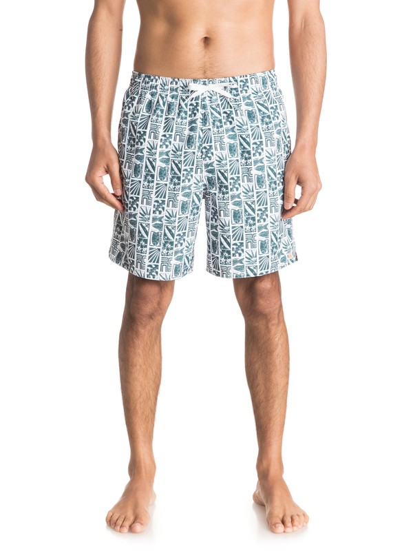 quiksilver, Waterman Longwalks 19" - Schwimmshorts, WHITE (wbb0) 0 Waterman Longwalks 19" - Schwimmshorts Weiss EQMJV03001 Quiksilver