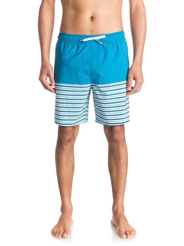 quiksilver, Waterman Breezy Stripe 18" - Schwimmshorts, FRENCH BLUE (bnm0) 0 Waterman Breezy Stripe 18" - Schwimmshorts Blau EQMJV03005 Quiksilver