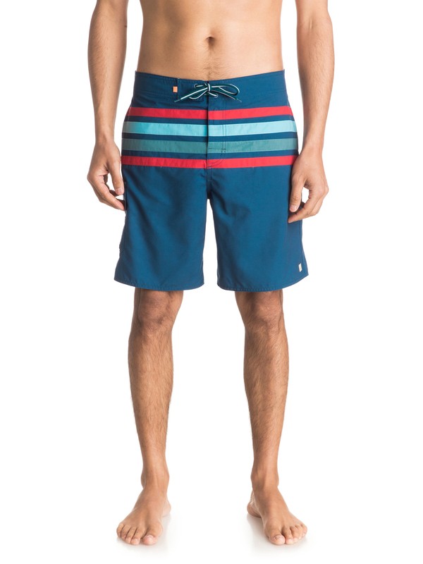 quiksilver, Waterman Melbourne 19" Volley Boardshorts, ESTATE BLUE (bsw0) 0 Waterman Melbourne 19" Volley Boardshorts EQMJV03008 Quiksilver