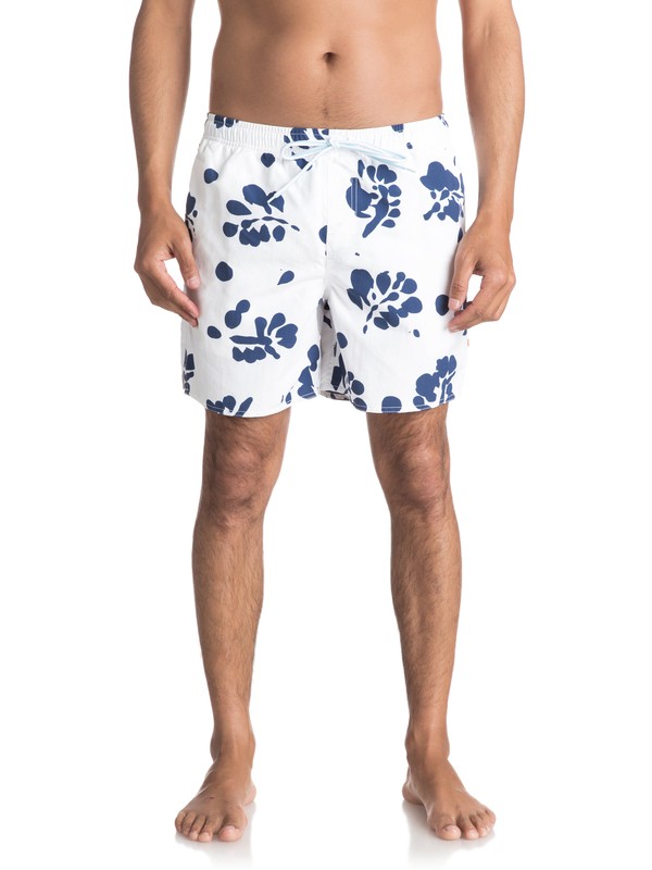 quiksilver, Waterman Los Palmas 17" - Schwimmshorts, WHITE (wbb0) 0 Waterman Los Palmas 17" - Schwimmshorts Weiss EQMJV03017 Quiksilver
