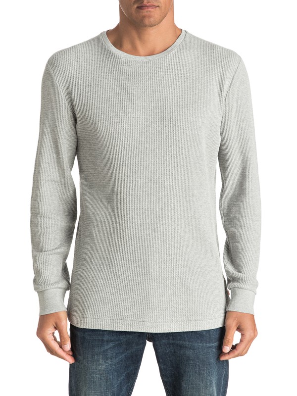 quiksilver, Waterman Lalex Point - Top De Manga Larga, LIGHT GREY HEATHER (lgh) 0 Waterman Lalex Point - Top De Manga Larga Gris EQMKT03004 Quiksilver