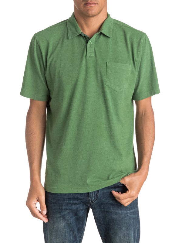 quiksilver, Waterman Strolo 6 - Camiseta Tipo Polo, AGAVE (gly0) 0 Waterman Strolo 6 - Camiseta Tipo Polo Verde EQMKT03005 Quiksilver