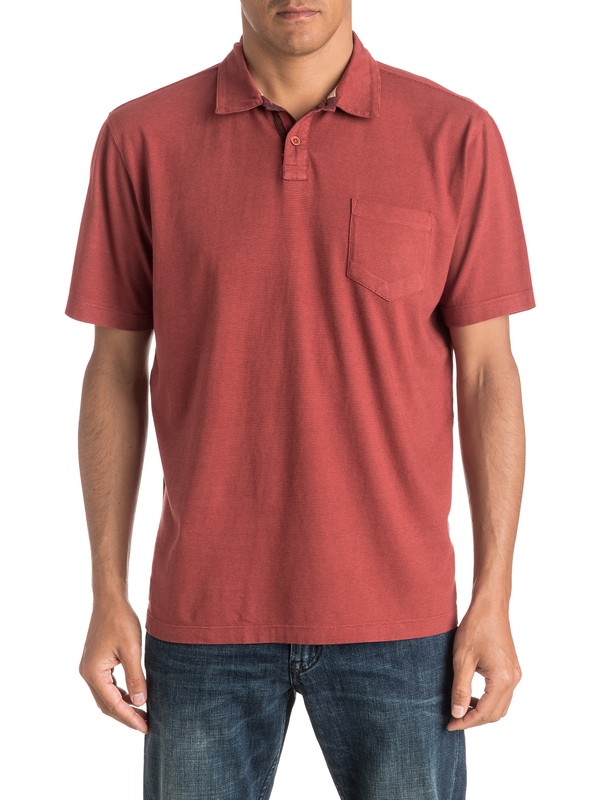 quiksilver, Waterman Strolo 6 - Camiseta Tipo Polo, RED OCHRE (rqs0) 0 Waterman Strolo 6 - Camiseta Tipo Polo Rojo EQMKT03005 Quiksilver