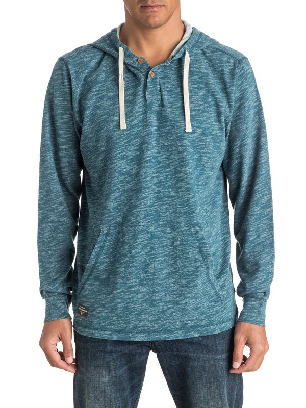 quiksilver, Hombres Parte Superior con Capucha y Manga Larga Sandbar, LEGION BLUE (bsk0) 0 Hombres Parte Superior con Capucha y Manga Larga Sandbar EQMKT03008 Quiksilver