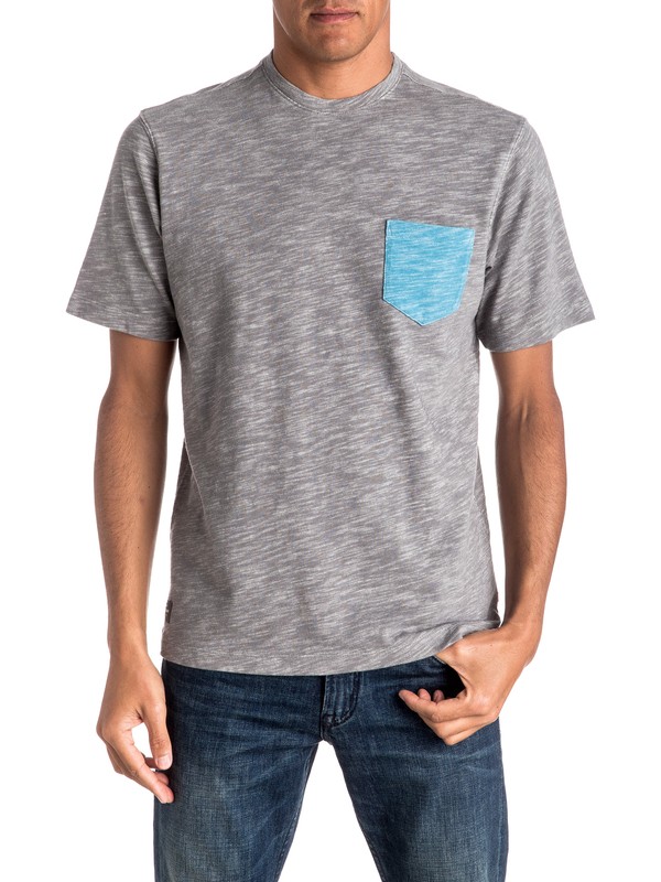 quiksilver, Waterman Sandberm Pocket Tee, CASTLEROCK (kpv0) 0 Waterman Sandberm Pocket Tee EQMKT03010 Quiksilver