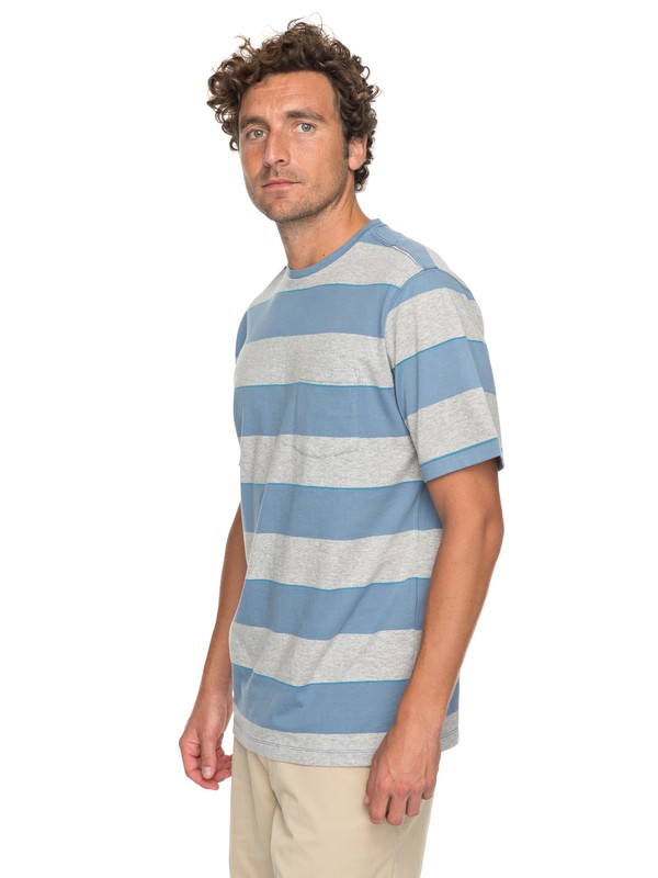 quiksilver, Waterman Tall Mountain Pocket Tee, BLUE SHADOW TALL MOUNTAIN (bkq3) 0 Waterman Tall Mountain Pocket Tee EQMKT03030 Quiksilver