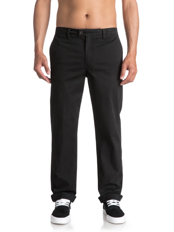 quiksilver, Waterman Surf - Chinos, BLACK (kvj0) 0 Waterman Surf - Chinos Negro EQMNP03004 Quiksilver