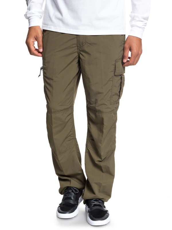 quiksilver, Waterman Skipper Technical Cargo Pants, IVY GREEN (crb0) 0 Waterman Skipper Technical Cargo Pants Brown EQMNP03011 Quiksilver