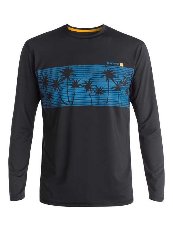 quiksilver, Mens Chill Long Sleeve Rashguard, BLACK (kvd0) 0 Mens Chill Long Sleeve Rashguard EQMWR03001 Quiksilver