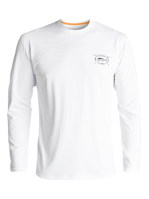 quiksilver, Waterman Chill - Amfibisch UPF 50 Surf T-Shirt met Lange Mouwen, WHITE (wbb0) 0 Waterman Chill - Amfibisch UPF 50 Surf T-Shirt met Lange Mouwen White EQMWR03021 Quiksilver