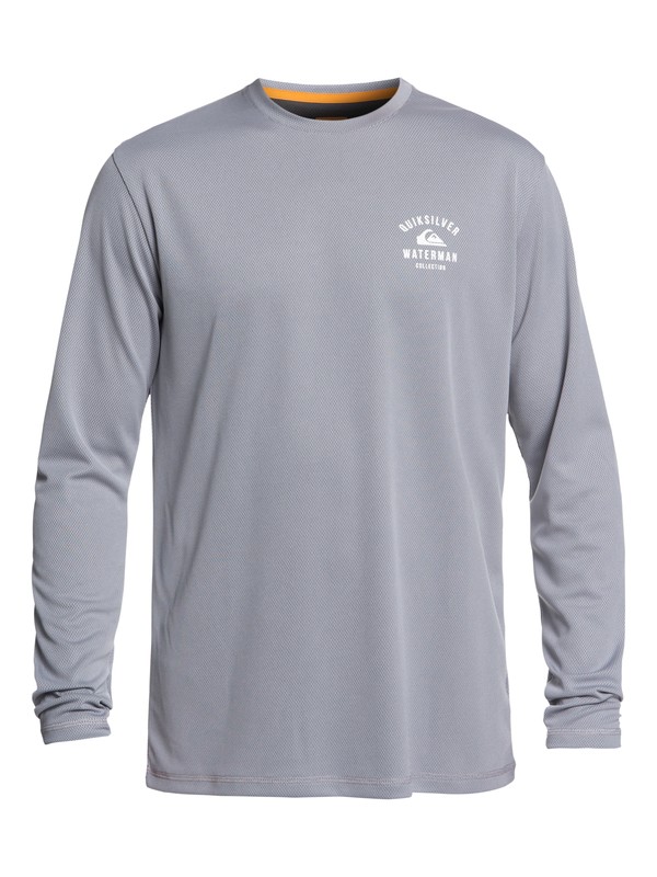 quiksilver, Waterman Gut Check - Licra anfibia de manga larga con protección solar UPF 40 para Hombre, SLEET (szp0) 0 Waterman Gut Check - Licra anfibia de manga larga con protección solar UPF 40 para Hombre Gris EQMWR03041 Quiksilver