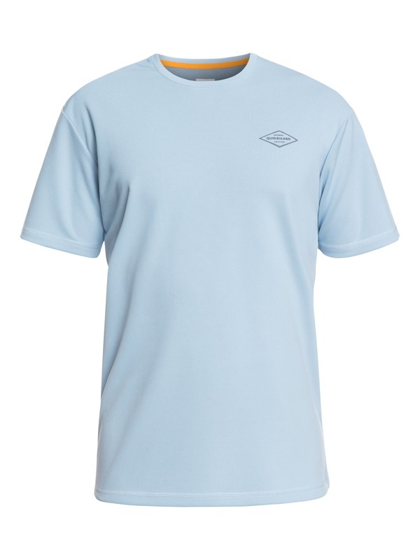 quiksilver, Waterman Gut Check Short Sleeve UPF 30 Rashguard, CERULEAN (bfn0) 0 Waterman Gut Check Short Sleeve UPF 30 Rashguard Blue EQMWR03050 Quiksilver