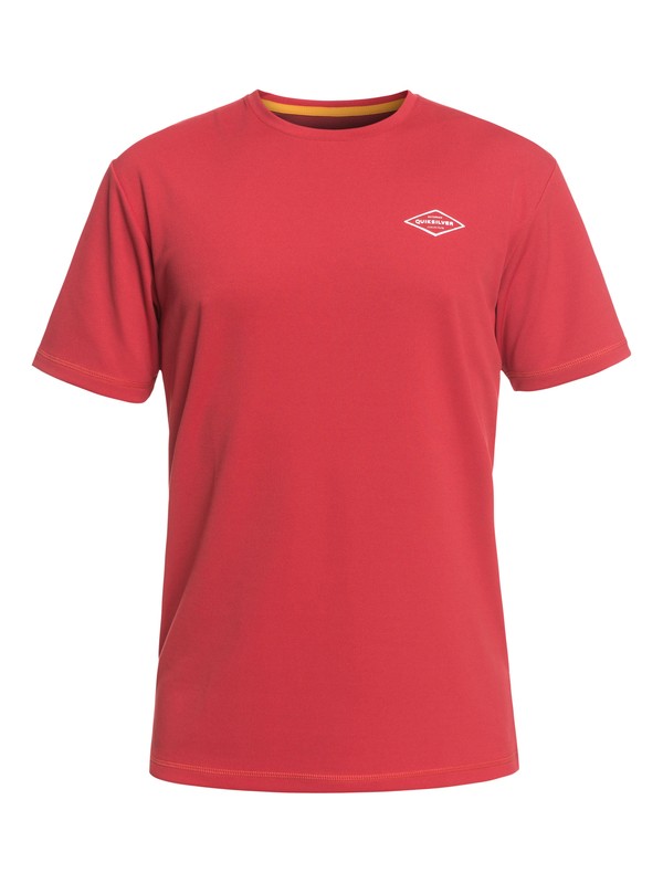 quiksilver, Waterman Gut Check Short Sleeve UPF 30 Rashguard, CARDINAL (rpe0) 0 Waterman Gut Check Short Sleeve UPF 30 Rashguard Red EQMWR03050 Quiksilver