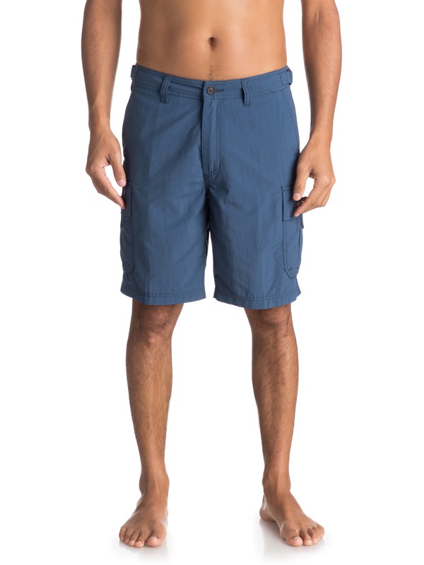 quiksilver, Waterman Skipper Cargo Shorts, DARK DENIM (brq0) 0 Waterman Skipper Cargo Shorts Blue EQMWS03016 Quiksilver
