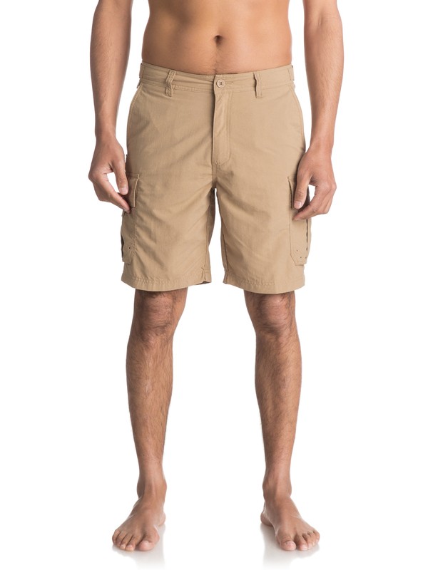 quiksilver, Waterman Skipper Cargo Shorts, KHAKI (ckk0) 0 Waterman Skipper Cargo Shorts EQMWS03016 Quiksilver