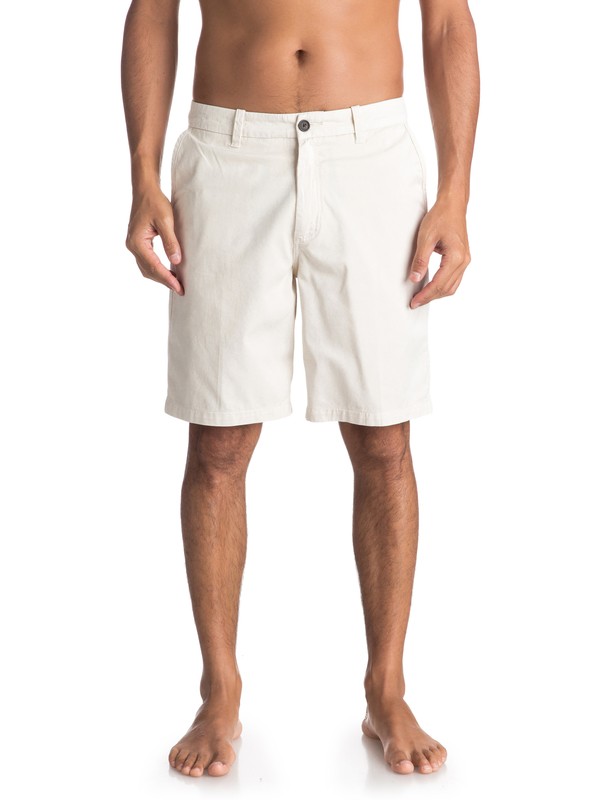 quiksilver, Waterman Secret Seas 20" Chino Shorts, RAINY DAY (sew0) 0 Waterman Secret Seas 20" Chino Shorts Grey EQMWS03073 Quiksilver