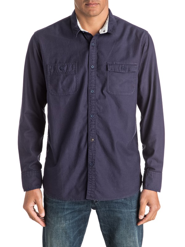 quiksilver, Waterman Arno Lesco - Chemise à manches longues, NAVY BLAZER (byj0) 0 Waterman Arno Lesco - Chemise à manches longues EQMWT03003 Quiksilver