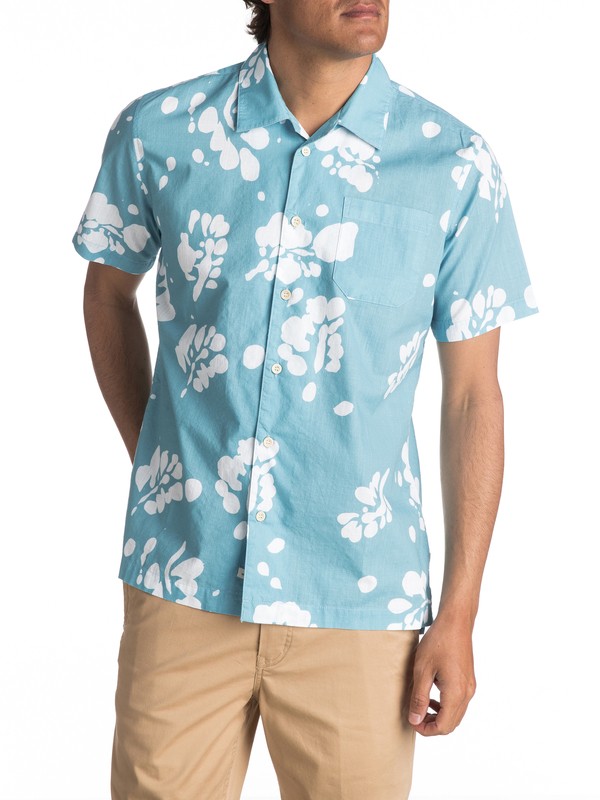 LOS PALMAS EQMWT03047 0 Waterman Los Palmas Short Sleeve Shirt EQMWT03047 Quiksilver