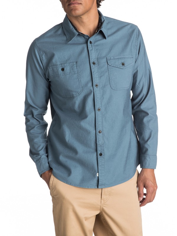 quiksilver, Waterman Tarno - Long Sleeve Shirt, PROVENCIAL (blm0) 0 Waterman Tarno - Long Sleeve Shirt EQMWT03048 Quiksilver