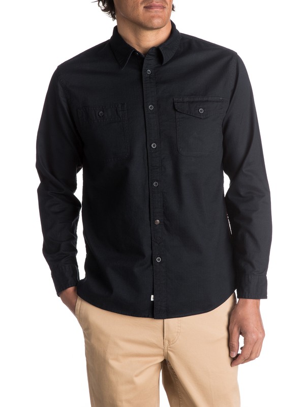 quiksilver, Waterman Tarno - Camisa De Manga Larga, BLACK (kvj0) 0 Waterman Tarno - Camisa De Manga Larga Negro EQMWT03048 Quiksilver