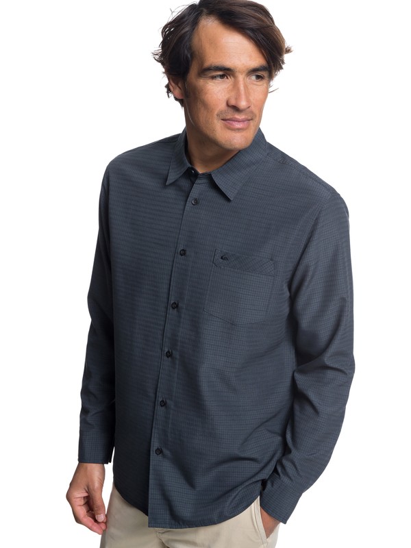 quiksilver, Waterman Centinela - Technical Long Sleeve Shirt for Men, BLACK (kvj0) 0 Waterman Centinela - Technical Long Sleeve Shirt for Men Black EQMWT03176 Quiksilver