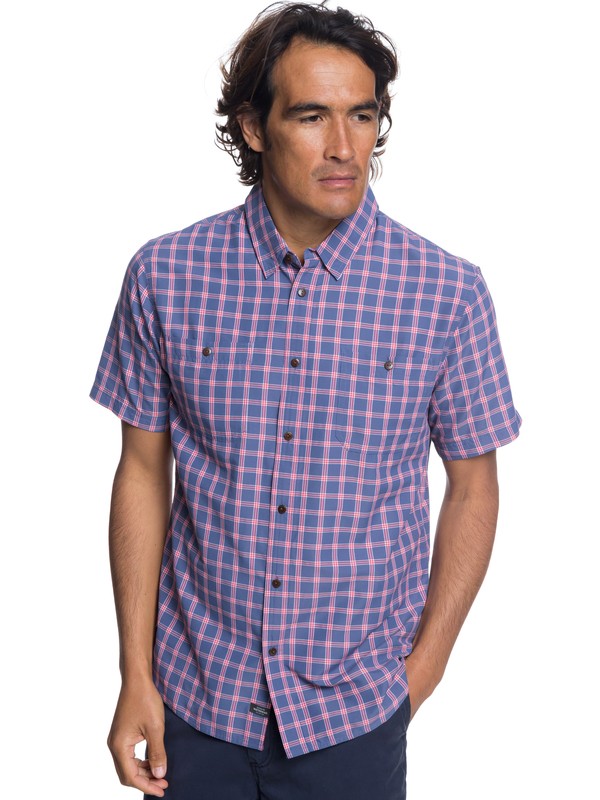 quiksilver, Camisa Técnica Manga Corta Wake Waterman, BLUE INDIGO (bpy0) 0 Camisa Técnica Manga Corta Wake Waterman Azul EQMWT03191 Quiksilver