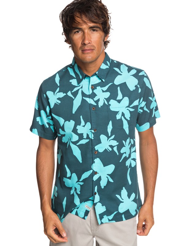 Waterman Waikiki Nights Short Sleeve Shirt 192504054181 | Quiksilver