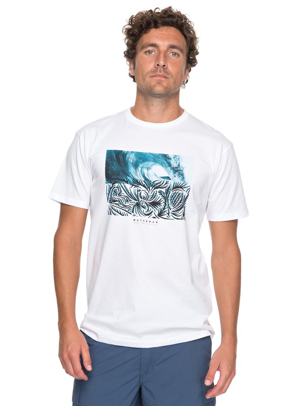 quiksilver, Waterman No Ko Loko - T-Shirt für Männer, WHITE (wbb0) 0 Waterman No Ko Loko - T-Shirt für Männer Weiss EQMZT03069 Quiksilver