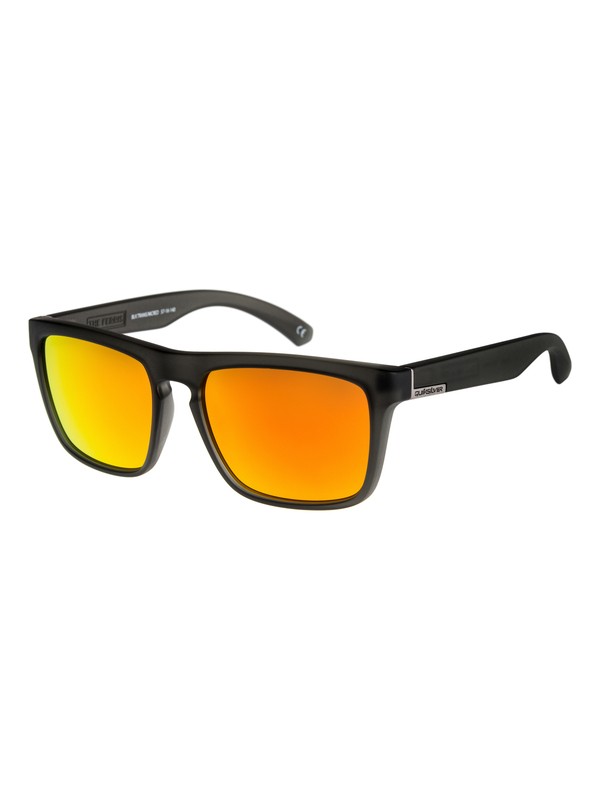 quiksilver, The Ferris - Lunettes de soleil pour Homme, BLK TRANS/MC RED (823) 0 The Ferris - Lunettes de soleil pour Homme Noir EQS1127 Quiksilver