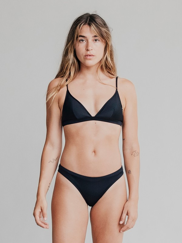 quiksilver, Quiksilver Womens - Classic Bikini Bottoms, BLACK (kvj0) 0 Quiksilver Womens - Classic Bikini Bottoms Black EQWX403000 Quiksilver