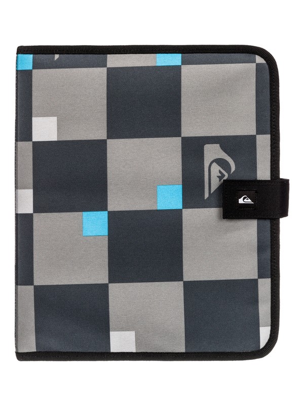 quiksilver, Cram Session Ring Binder, CHECKS YARDAGE BIG SIZE GUNSMO (krp6) 0 Cram Session Ring Binder EQYAA03022 Quiksilver