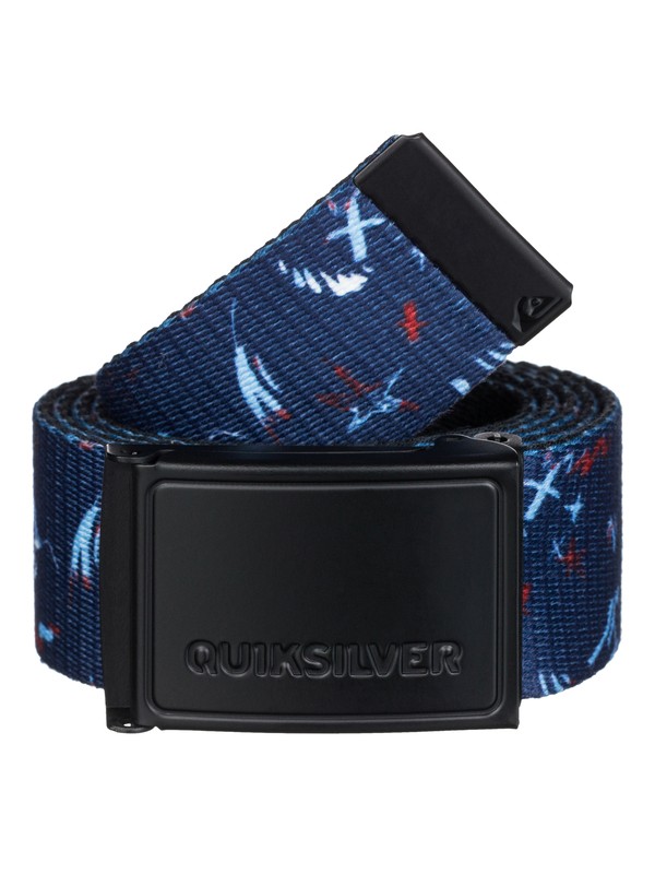 quiksilver, The Badge Belt, NAVY BLAZER (byj0) 0 The Badge Belt EQYAA03030 Quiksilver