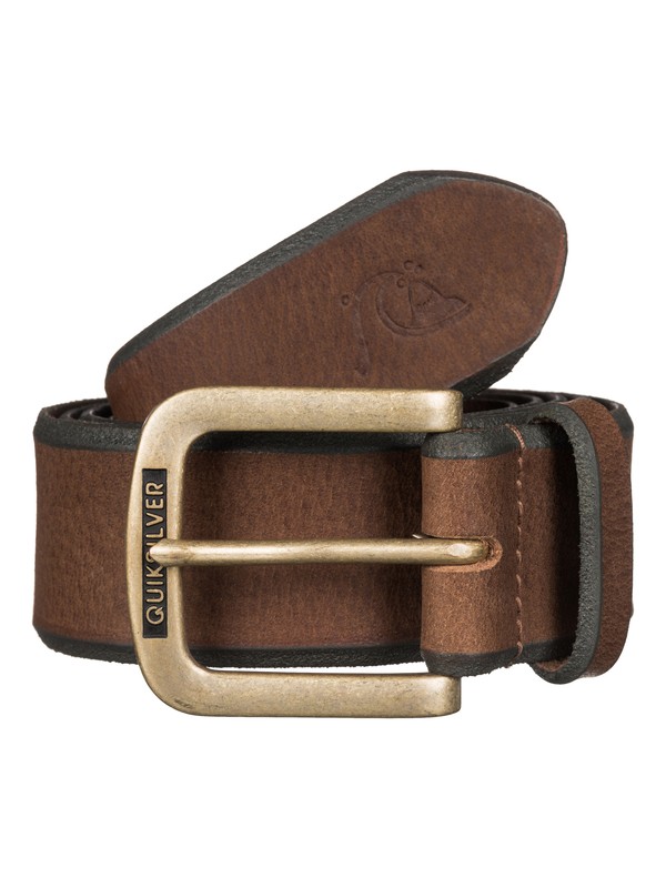 quiksilver, On The Edge - Cinturón De Cuero, CHOCOLATE (ctk0) 0 On The Edge - Cinturón De Cuero EQYAA03193 Quiksilver