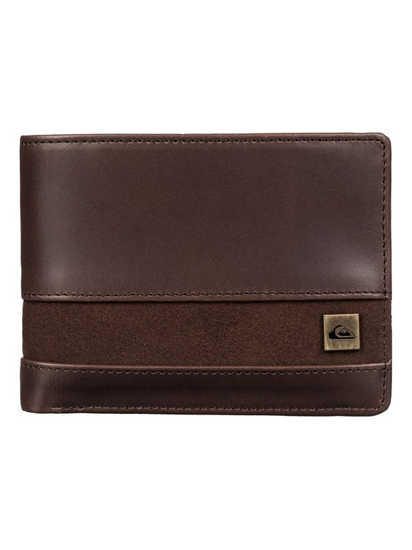 quiksilver, Classical Leather Wallet, CHOCOLATE (ctk0) 0 Classical Leather Wallet EQYAA03209 Quiksilver