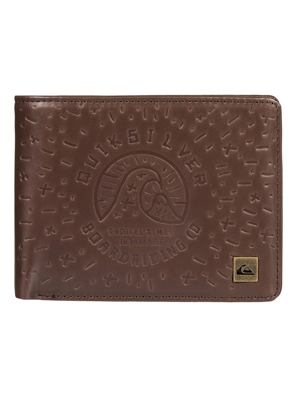 quiksilver, Got Rich - Portefeuille en cuir, CHOCOLATE (ctk0) 0 Got Rich - Portefeuille en cuir EQYAA03320 Quiksilver