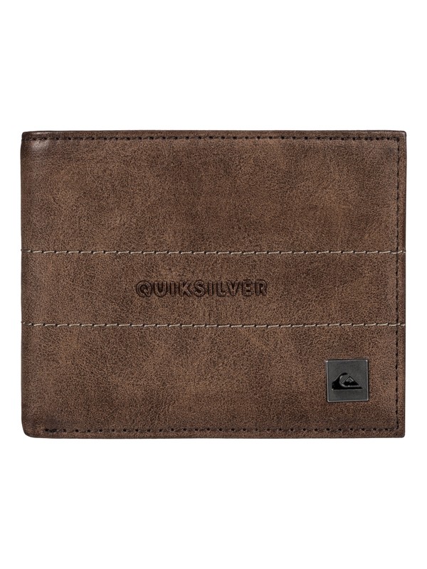 quiksilver, Anthro Wallet, CHOCOLATE (ctk0) 0 Anthro Wallet EQYAA03457 Quiksilver