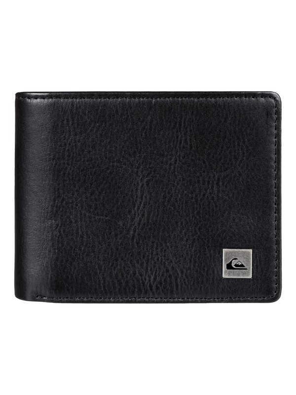 quiksilver, Macking Leather Wallet, BLACK (kvj0) 0 Macking Leather Wallet EQYAA03501 Quiksilver