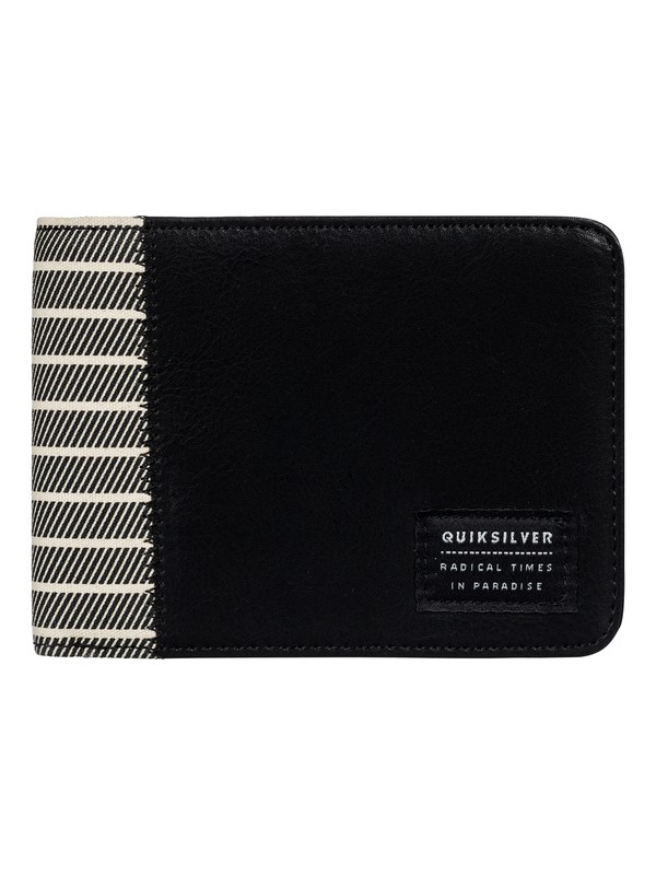 quiksilver, Slim Vintage Plus - Portefeuille pour Homme, BLACK (kvj0) 0 Slim Vintage Plus - Portefeuille pour Homme Noir EQYAA03519 Quiksilver