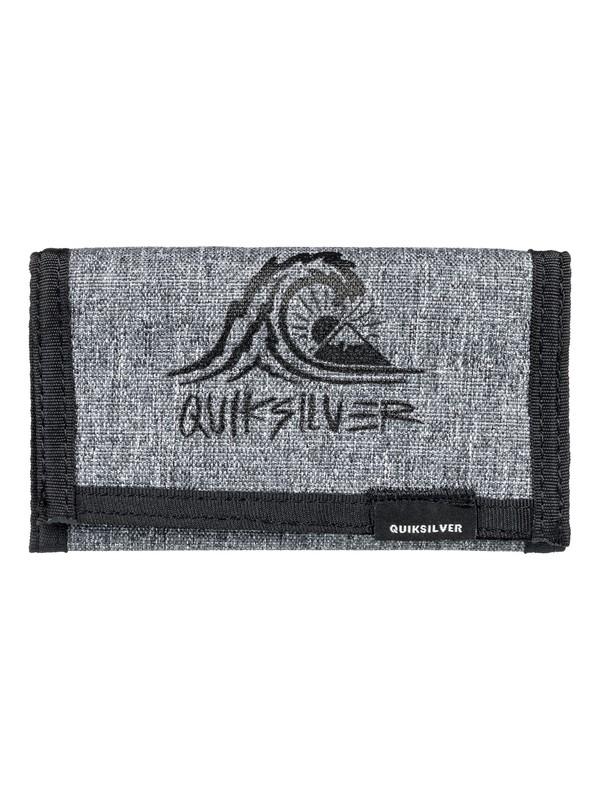 quiksilver, The Everydaily - Tri-Fold Wallet for Men, DARK GREY HEATHER (krph) 0 The Everydaily - Tri-Fold Wallet for Men Black EQYAA03530 Quiksilver