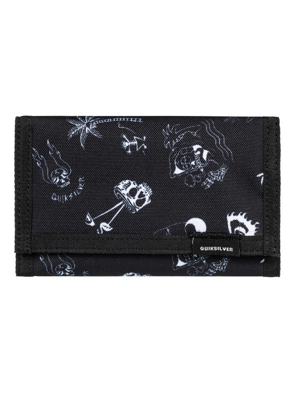 quiksilver, The Everydaily - Portefeuille 3 volets, TRUE BLACK (kvjw) 0 The Everydaily - Portefeuille 3 volets Noir EQYAA03530 Quiksilver