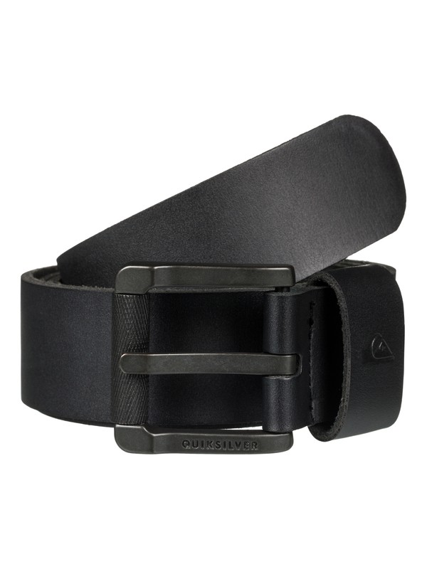 quiksilver, The EVerydaily - Leren Riem, BLACK (kvj0) 0 The EVerydaily - Leren Riem Black EQYAA03546 Quiksilver