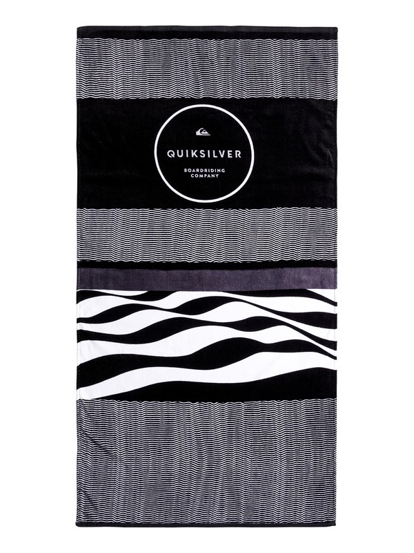 quiksilver, Freshness - Beach Towel, BLACK HEATWAVE (kvj7) 0 Freshness - Beach Towel Black EQYAA03551 Quiksilver