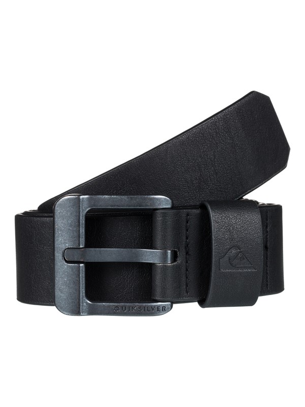 quiksilver, Main Street Faux Leather Belt, BLACK (kvj0) 0 Main Street Faux Leather Belt Black EQYAA03558 Quiksilver