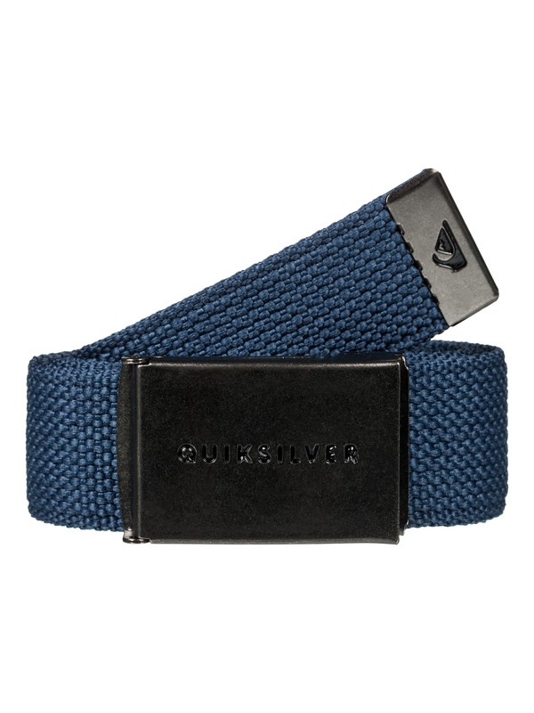 quiksilver, Principle Webbing Belt, DARK DENIM (brq0) 0 Principle Webbing Belt Blue EQYAA03559 Quiksilver