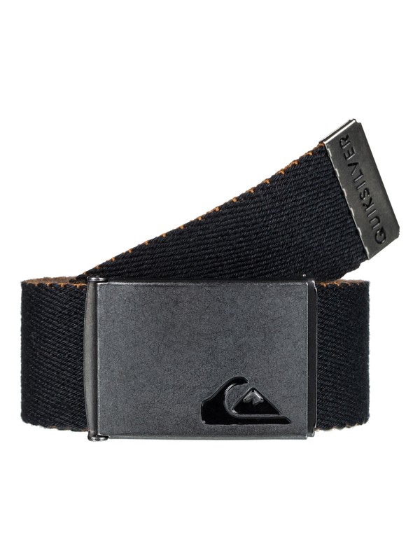 quiksilver, The Jam - Omkeerbare verstevigde riem, BLACK (kvj0) 0 The Jam - Omkeerbare verstevigde riem Black EQYAA03560 Quiksilver