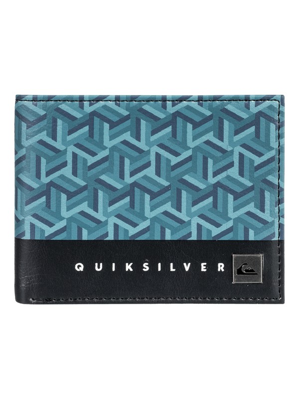 quiksilver, Freshness - Bi-Fold Wallet, TAPESTRY (bph0) 0 Freshness - Bi-Fold Wallet Blue EQYAA03561 Quiksilver