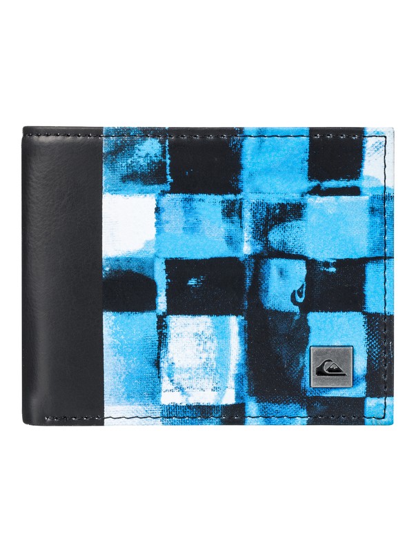 quiksilver, Cartera Doble Pliegue Freshness, TURKISH SEA RESIN CHECK (bqs6) 0 Cartera Doble Pliegue Freshness Azul EQYAA03561 Quiksilver
