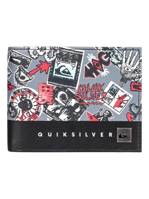 quiksilver, Men's Freshness Bi-Fold Wallet, BLACK (kvj6) 0 Men's Freshness Bi-Fold Wallet Black EQYAA03561 Quiksilver