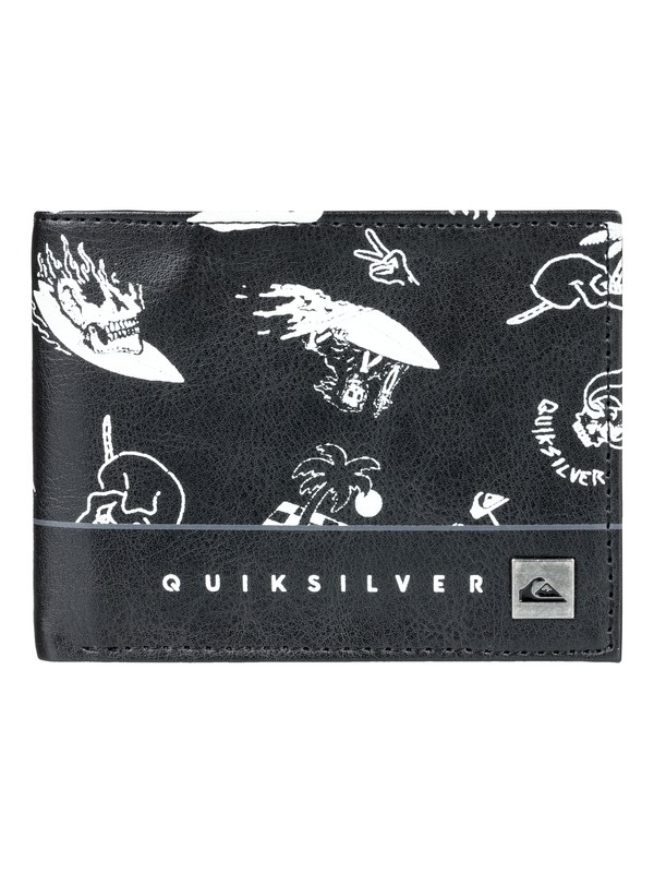 quiksilver, Freshness - Portefeuille à deux volets, TRUE BLACK (kvjw) 0 Freshness - Portefeuille à deux volets Noir EQYAA03561 Quiksilver