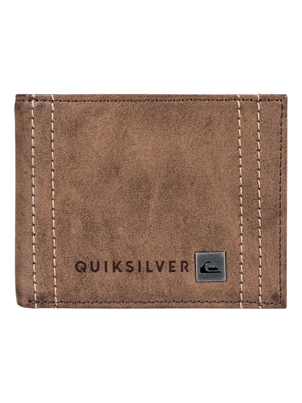 quiksilver, Stitchy - Portemonnee, CHOCOLATE (ctk0) 0 Stitchy - Portemonnee Brown EQYAA03566 Quiksilver